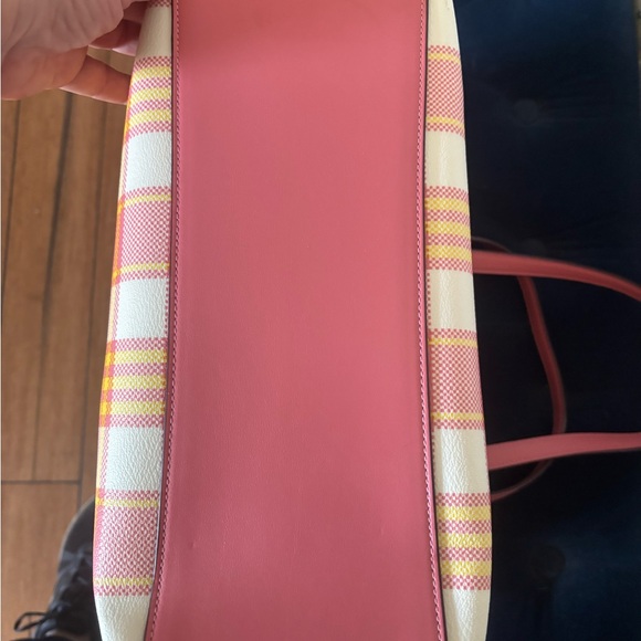 Coach Gallery Tote with Garden Plaid Print - Picture 7 of 14